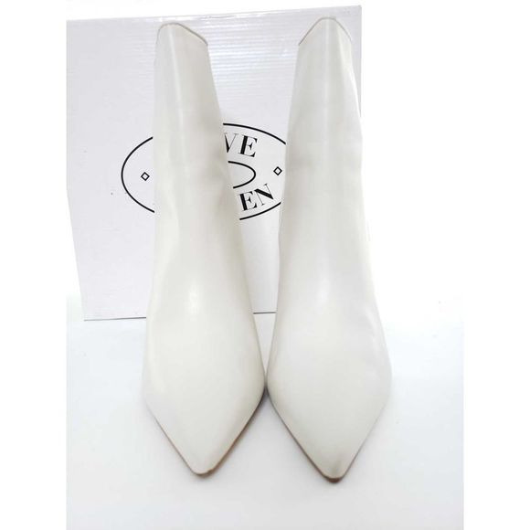 Steve Madden Via Leather Point Toe Stiletto Bootie - Picture 3 of 8